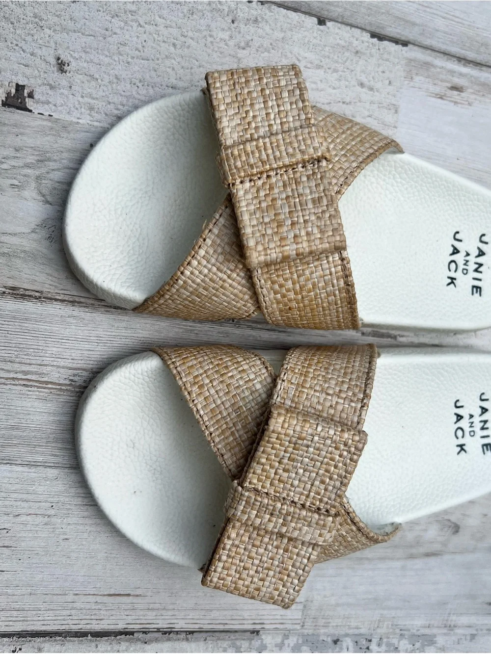 Janie and Jack Natural Woven Pool Slide